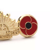 Army Poppy Lapel Pin