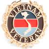  Vietnam Tri Colour Veteran with laurels badge The exceptional Vietnam Tri-Colour Vietnam Lapel Pin On Card. This stunning new Vietnam collection for features an iconic tri-service design, incorporating the map of Vietnam and Veterans to commemora