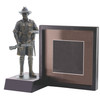 Miniature WW2 Digger Figurine Set with 3D Frame and Stand
