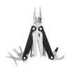  Leatherman Charge Plus w/Button Sheath The Charge+ has four outside-accessible blades, customisable bit drivers and a 154CM knife, so you're ready for any outdoor adventure. ToolsNeedlenose PliersRegular PliersPremium Replaceable Wire Cutt