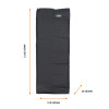  TAS Self Inflating 3/4 Mat - Black