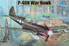  Trumpeter 02212 1/32 P-40N War HawkPlastic Model Kit A great scale model of the P-40N War Hawk from Trumpeter. With a detailed fuselage and accurate wing design, this model features a finely detailed cockpit, gear, cabin, and rubber tyres with PE parts