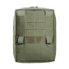  1Tasmanian Tiger TAC Pouch 6.1-Olive Accessory pouch with a large opening and the MOLLE reverse system. The inside features MOLLE hook-and-loop, a mesh pocket and elastic loops. FEATURES: New smart design Extra wide zipped opening Zip co