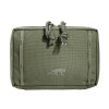  Tasmanian Tiger TAC Pouch 4.1-Olive Accessory pouch with a large opening and the MOLLE reverse system. The inside features are a mesh pocket and elastic loops. FEATURES: New smart design Extra wide zipped opening Flat mesh pockets insid
