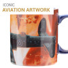  Iconic Aviation Set of 6 Limited Edition Coffee Mug by Drew Harrison