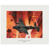  Lancaster Bomber Limited Edition Canvas Artwork by Drew Harrison 600 x 450 Limited to 100 copies, this superb reproduction of Drew Harrison's Into the Cauldron is a stirring piece depicting the service of Avro Lancaster Bomber AG-G as part of the co-ordinated Bomber Command