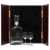  AALC Decanter & Glasses in Display Case This (AALC) Decanter in Display Case with Glasses, is the perfect gift, order it now from Military Shop. the beautiful two door timber finish display case with Army crest handles measures 320mm wide x