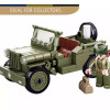 WW2 Willy's Jeep 143 Pcs