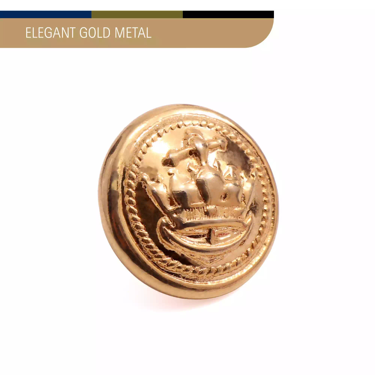 Buttons Merchant One Merchant Navy Gold Button Small - Military Shop