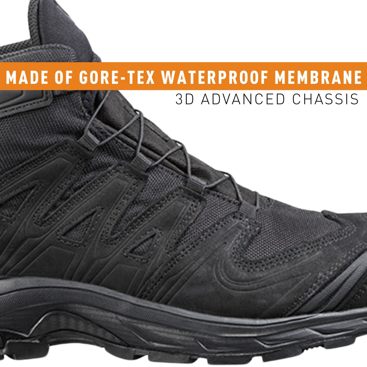 Salomon XA Forces Mid GTX -Black - Military Forces Boots