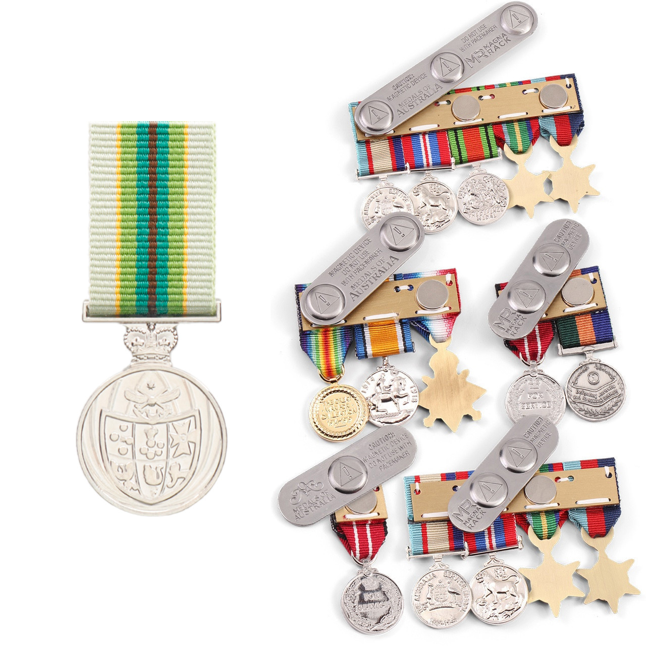 Australian Asm Ribbon Australian Service Medal 75+ (ASM 75+) - Full Size/Miniature, Ribbon ...