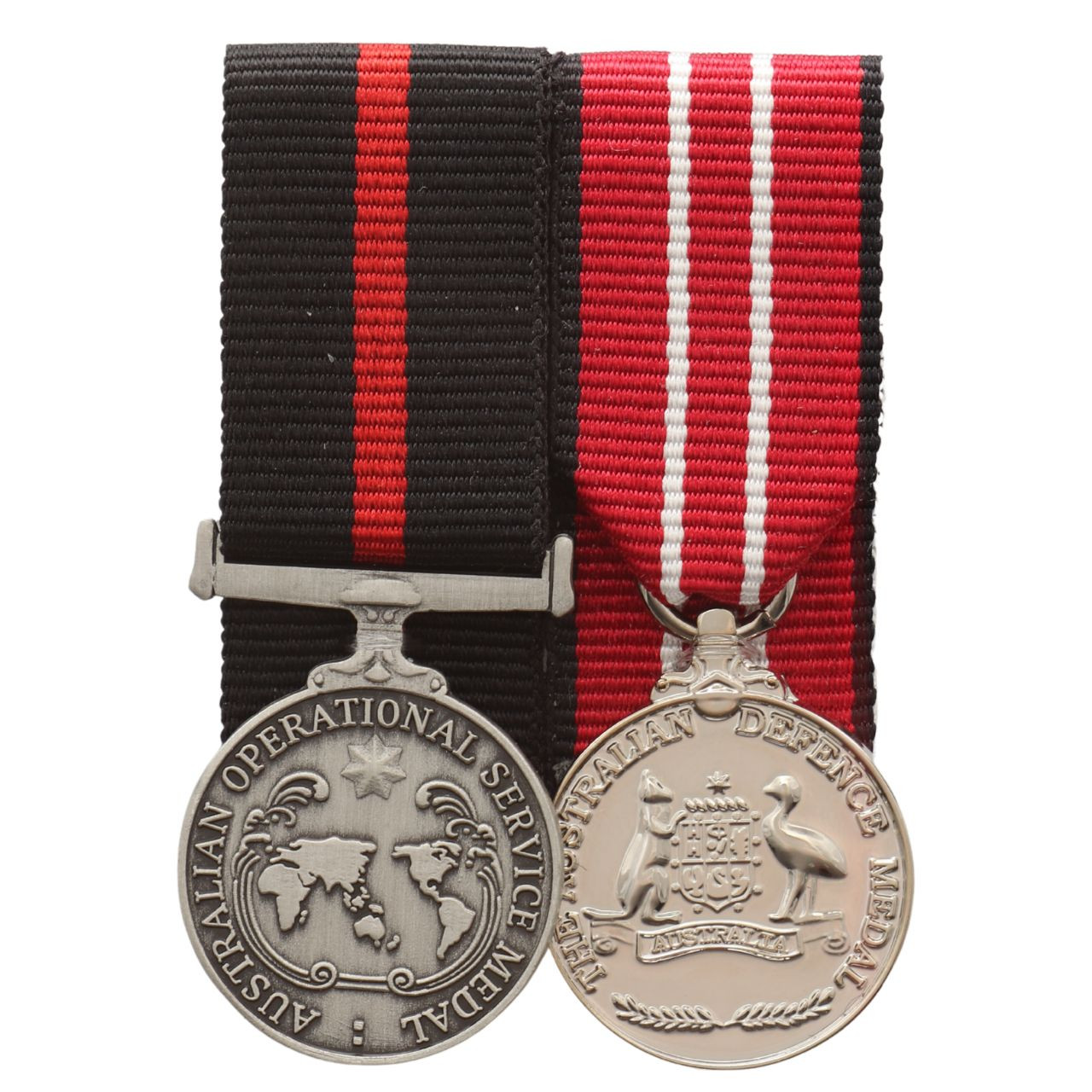 Service Mounted Australian Operational Service Medal Special Operations + ADM - Full ...