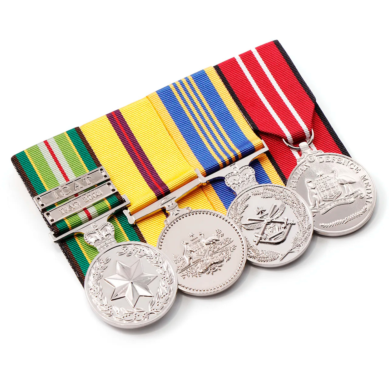 Iraq Active Service + DLSM Set - Full Size, Miniatures, Court or
