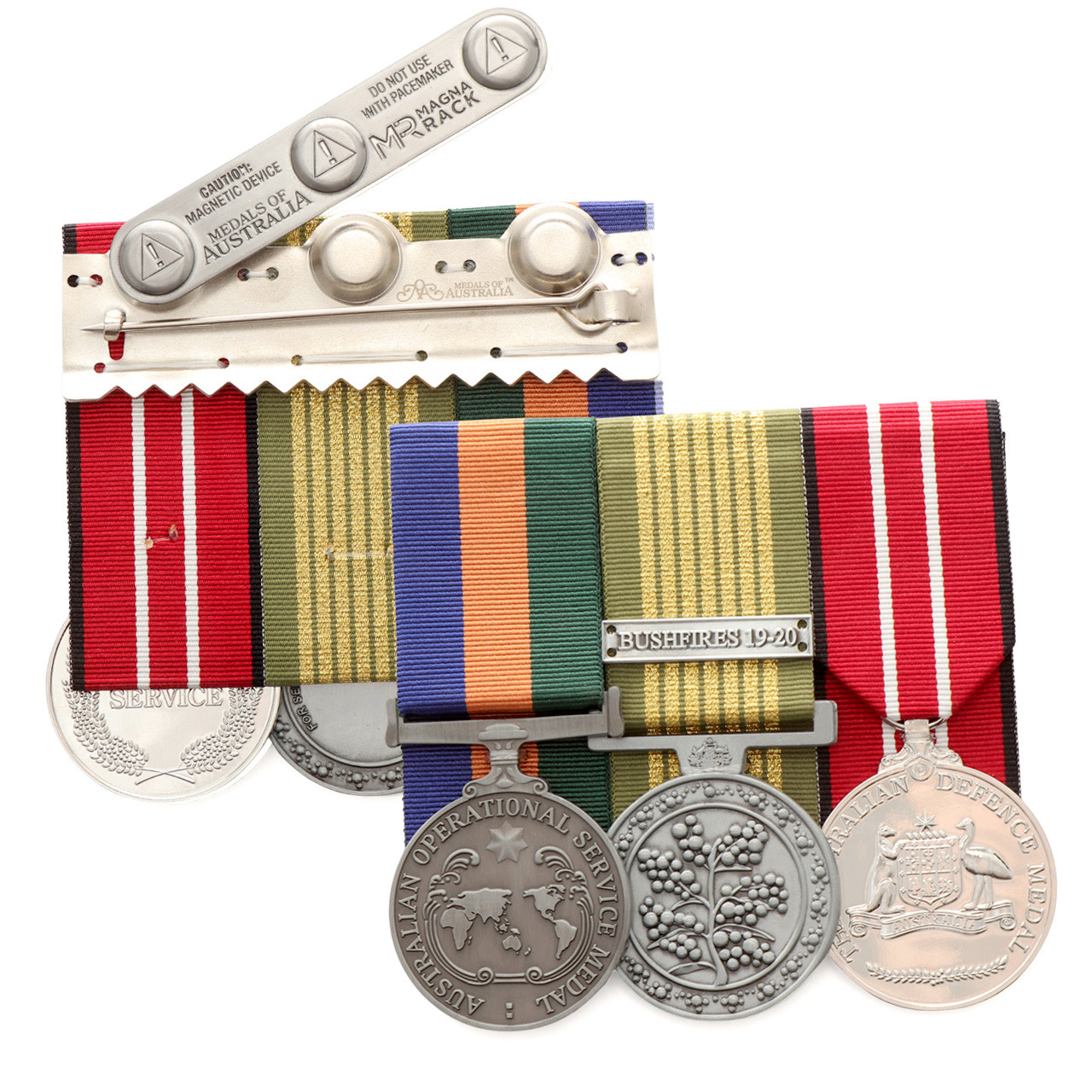 Service Mounted Australian Operational Service Medal Border Protection + National ...