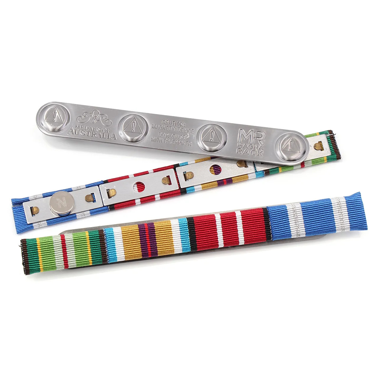 Magna Rack Ribbon Bar Afghanistan Active Service + NATO (ISAF) Set - Full Size, Miniatures ...