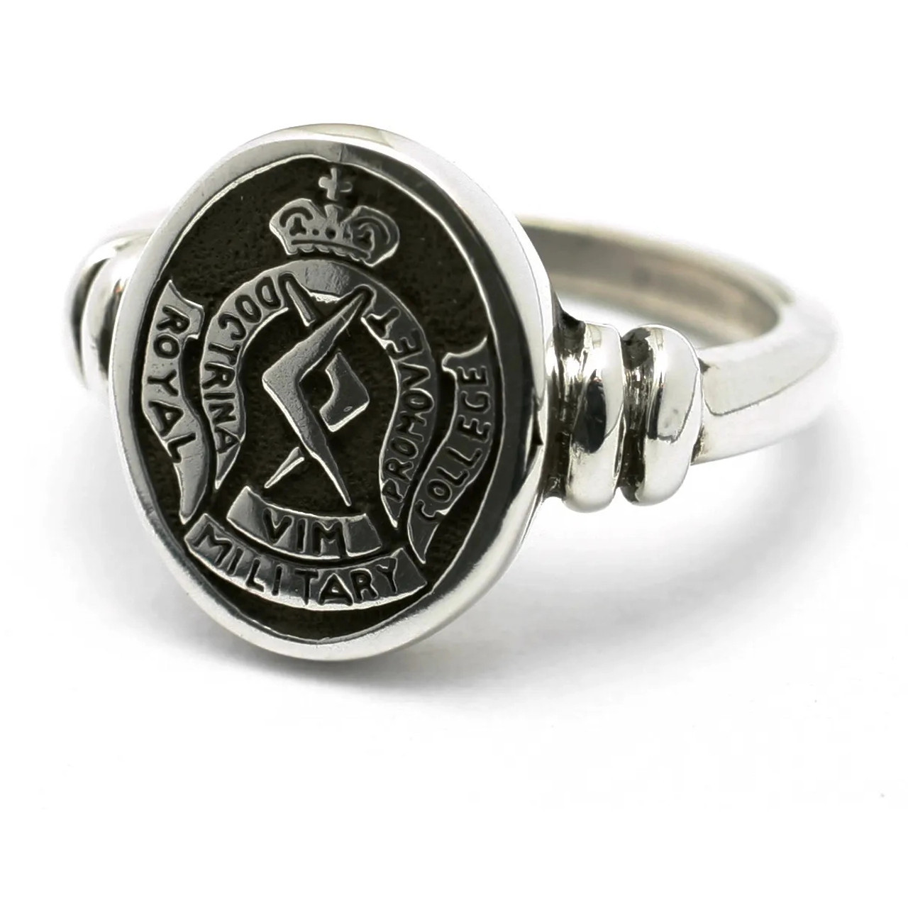 RMC Graduation Ring - Style F - Sterling Silver - Army Shop