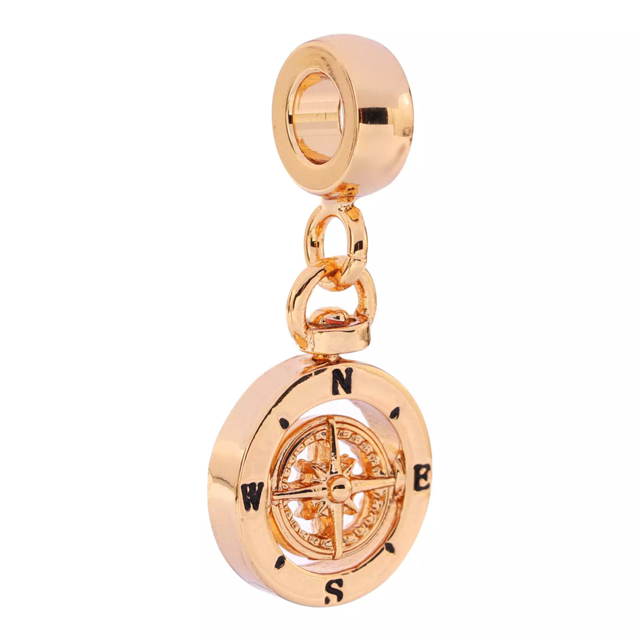 Compass Spinning Spinning Compass Gold-plated Charm - Army Shop