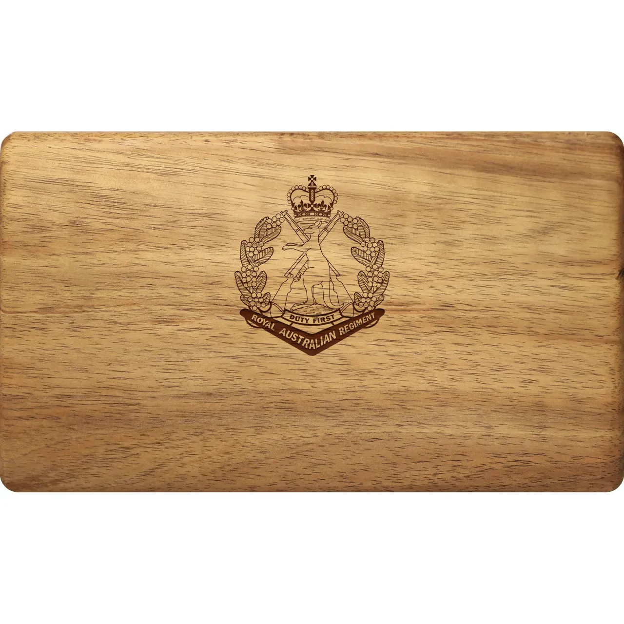 Royal Australian Regiment (RAR) Tasmanian Blackwood Medal Display Box ...