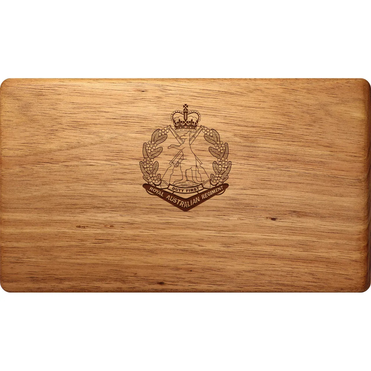 Royal Australian Regiment (RAR) Tasmanian Blackwood Two-Tiered Medal ...