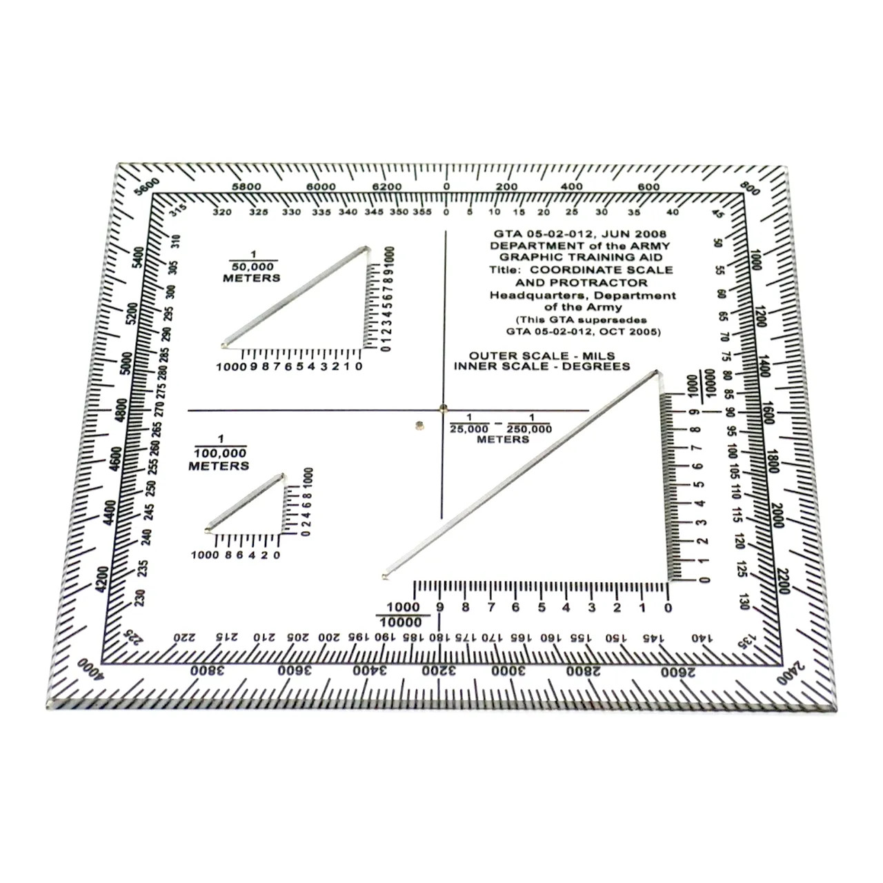 Protractor Nsn US Army Protractor - Durable & UV Stable - Army Shop