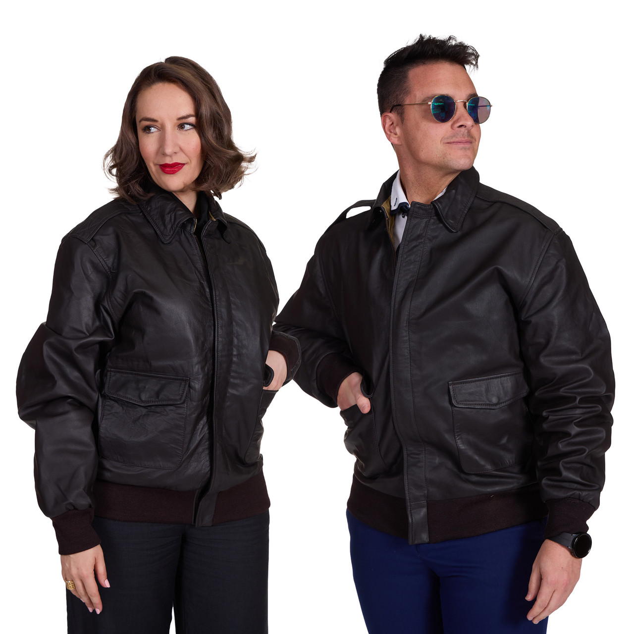 Air Force A2 Leather Flight Jacket - Air Force Shop
