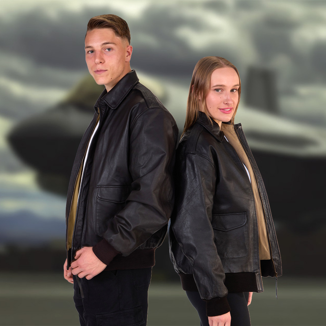 Air Force A2 Leather Flight Jacket - Air Force Shop