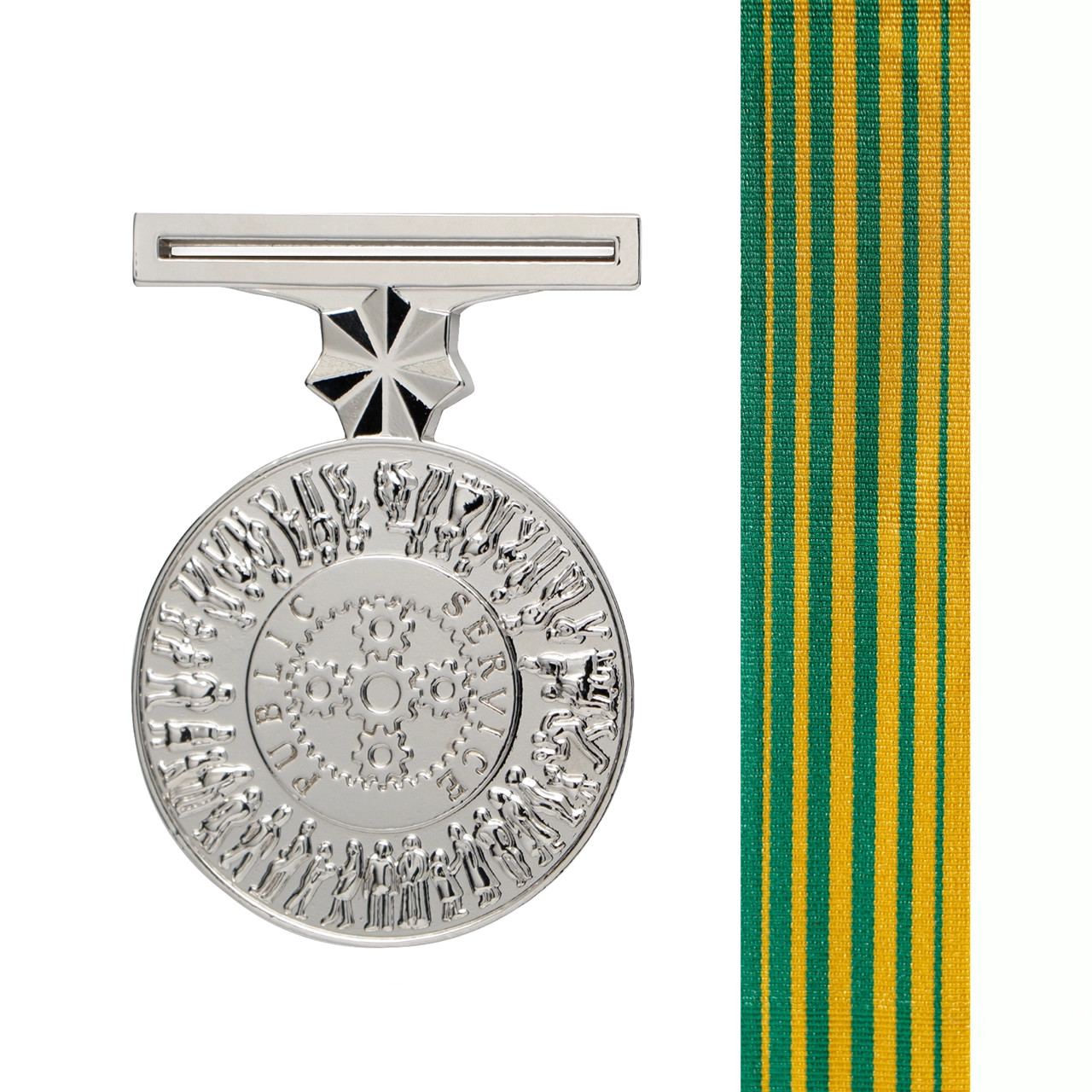 Public Service Calling Ribbons Public Service Medal - Full Size/Miniature, Ribbon Bar, Magnetic and ...