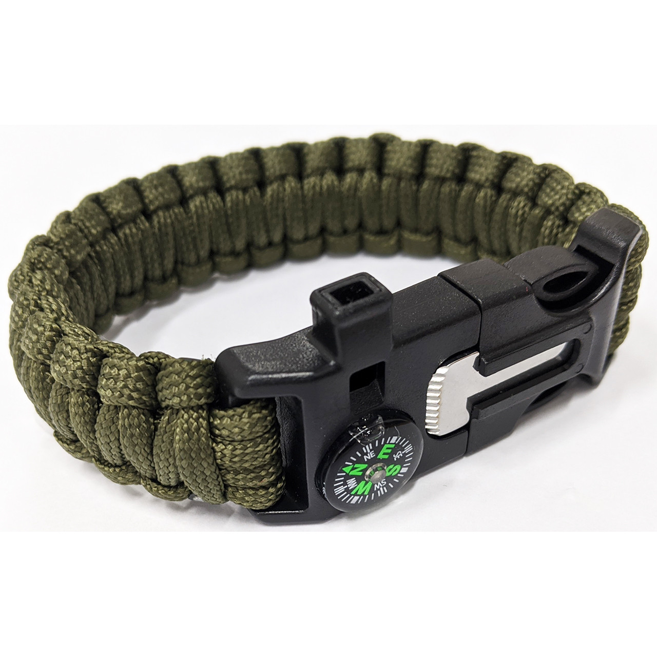 Multifunctional Outdoor Survival Paracord Bracelet with Flint Fire Starter,  Thermometer, Emergency Whistle&Knife/Scraper - China Survival Paracord  Bracelet and New Style Bracelet price | Made-in-China.com