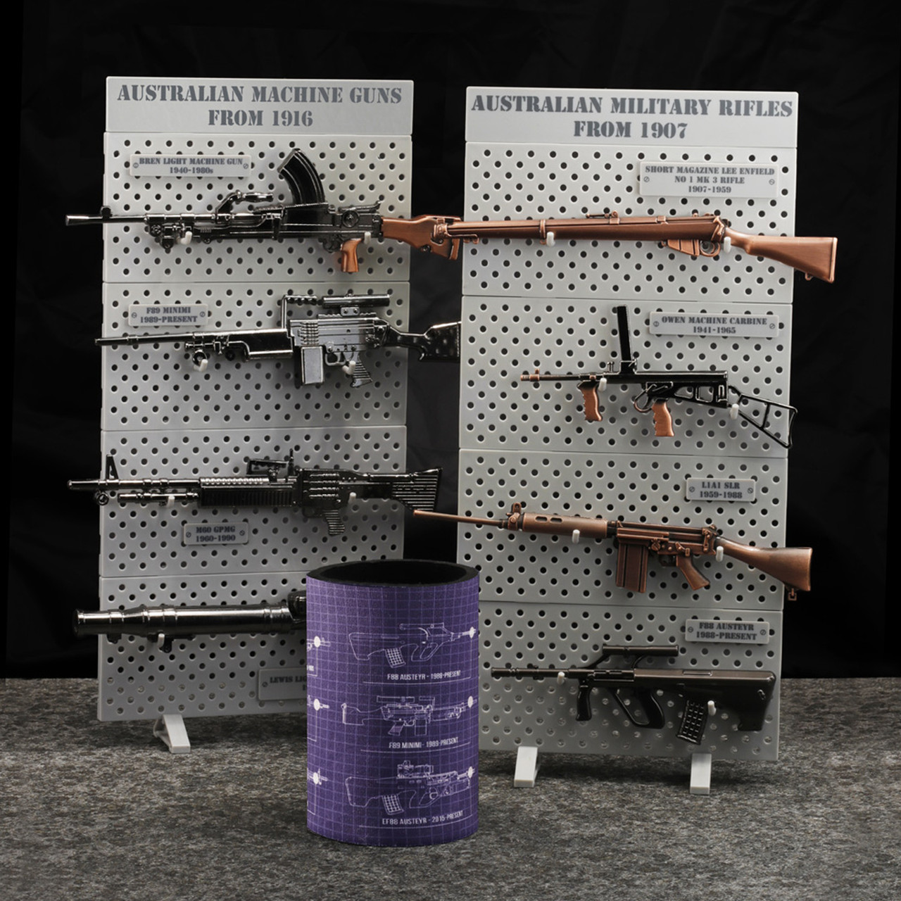 Miniature Collectable Machine Gun Stand - Navy Shop