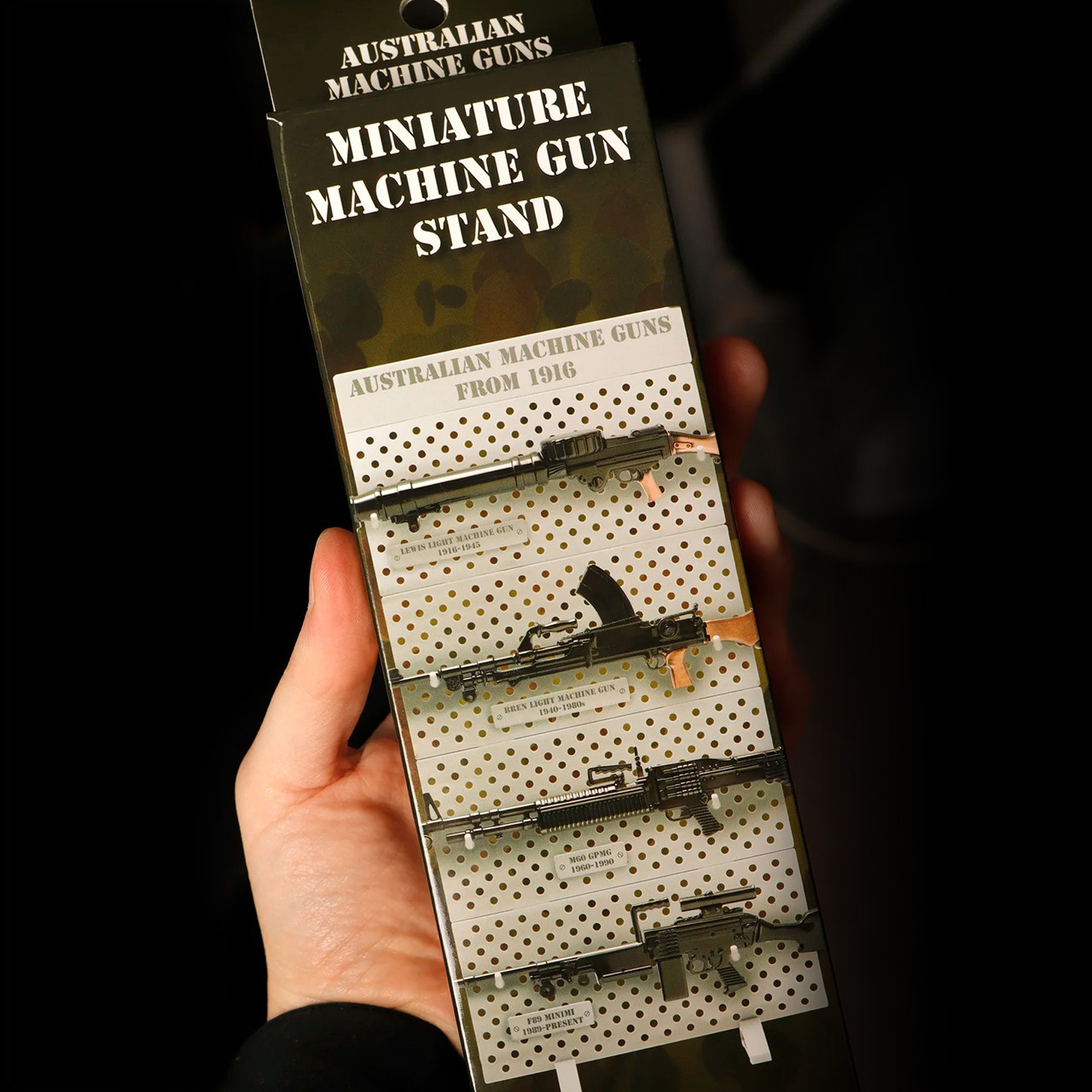 Miniature Collectable Machine Gun Stand - Navy Shop