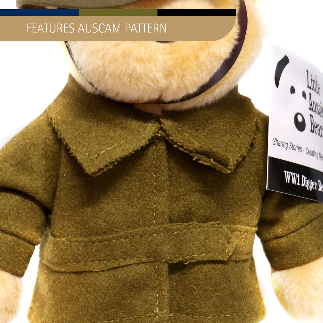 Little Aussie WW1 Digger Bear - Military Shop