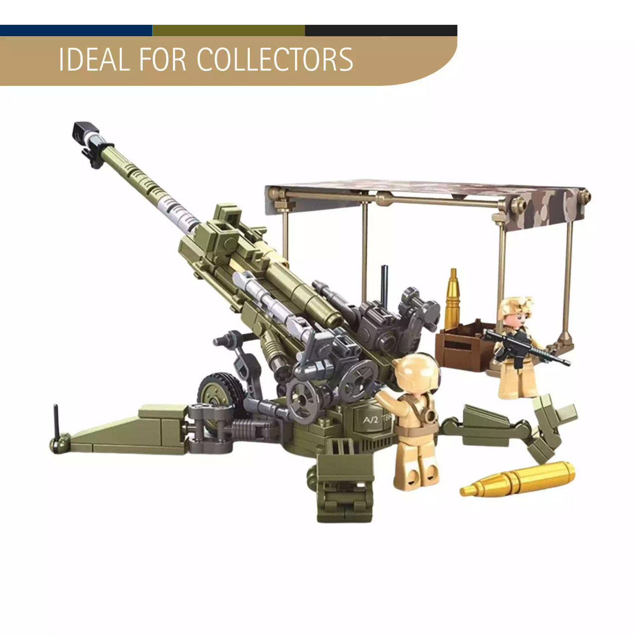 Model Howitzer Model Bricks M777 Howitzer 258 Pcs - Air Force Shop