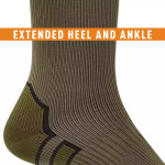  Bridgedale Storm Sock Midweight 100% Waterproof-Khaki