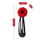  Poppy Hair Clips Set of Three