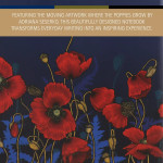  Mpressions Where the Poppies Grow Notebook & Pen Set