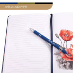  Mpressions Where the Poppies Grow Notebook & Pen Set