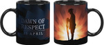  Dawn of Respect Coffee Mug A beautiful reminder to remember every day. This stunning coffee mug features a digger resting at reversed arms in silhouette against a vibrant sunrise. A beautiful gift or collectable, this coffee mu