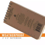  Ritr-Top Spiral Kits 3 X 5 - Universal - Tan Polydura Notebook / Multicam Cordura Cover