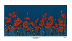  Mpressions Where the Poppies Grow Ltd Edition Etching Paper Print 1200 x 600 A stunning reproduction of Canberra artist Adriana Seserkos Where the Poppies Grow. Seserko's work portrays the poppy not as a pretty decorative flower, but as a metaphor for the human condition. Impa