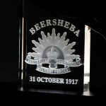  Beersheba Turn the Tide Light Horse Limited Edition Figurine with LED 3D Crystal