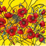  Poppy Mpressions Brothers In Arms Aluminium Artwork