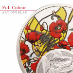  Poppy Mpressions Set Of Three Limited Edition Medallions In 3D Frame