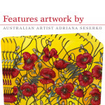  Poppy Mpressions Brothers In Arms Set of 4 Placemats