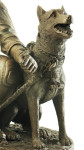  Naked Army Kneeling K9 Operator Bronze Figurine This statue pays tribute to our 4 legged mates who have often gone above and beyond to save not only their handler but entire combat teams. Our sculpt represents a Belgian Malinois dog. These dogs int