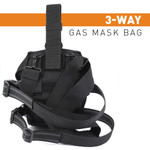 Modular 3-Way Gas Mask Bag BK