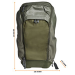  Vertx Basecamp Multi-Compartment Backpack-Heather Od-Od Green