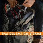  Vertx Gamut Concealed Carry Backpack-Heather Od-Rubber Green