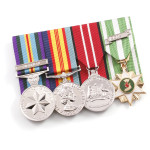  Full Size Vietnam Group 4 Court Mounted & Vietnam Jarrah Medal Case