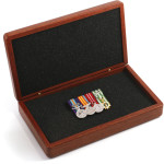  Miniature Vietnam Group 4 Court Mounted & Vietnam Jarrah Medal Case