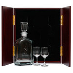  Gallipoli Company Decanter & Glasses in Display Case This (Gallipoli Company) Decanter in Display Case with Glasses, is the perfect gift, order it now from Military Shop. the beautiful two door timber finish display case with RMC crest handles measures